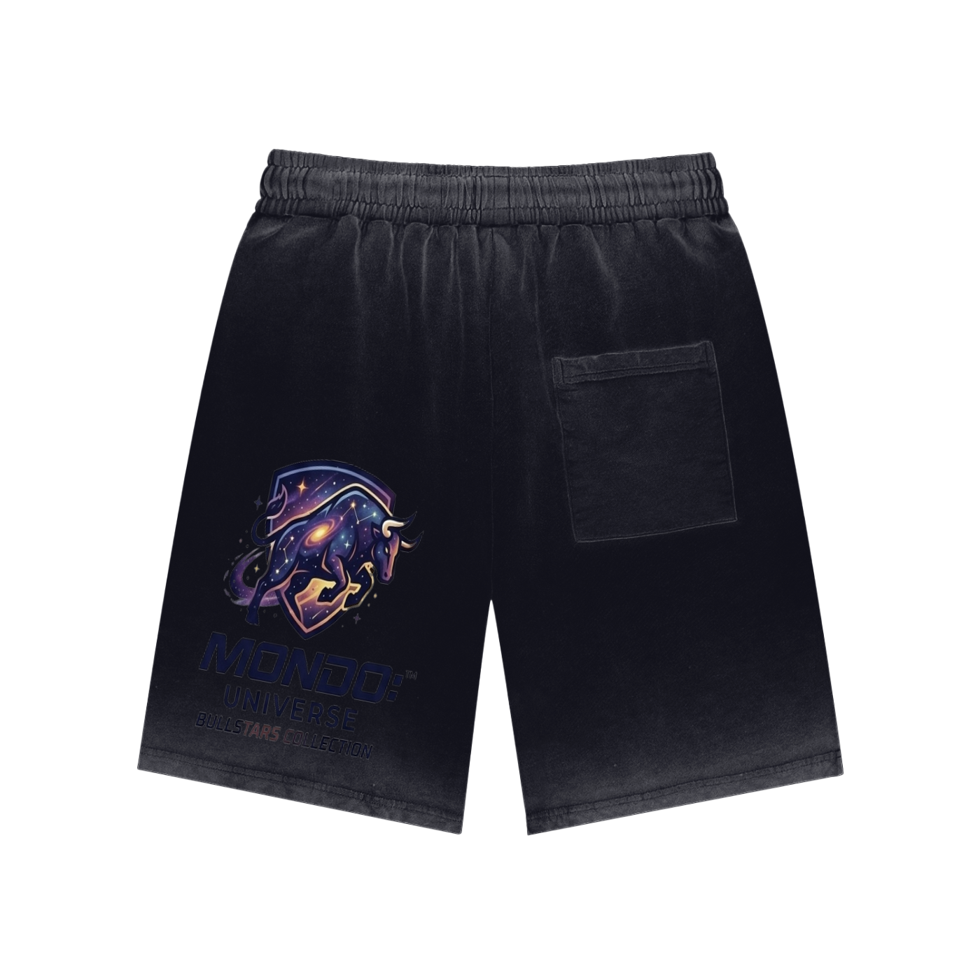 LADY DEATHS NEEDLE Reverse Dyed Sweatshorts