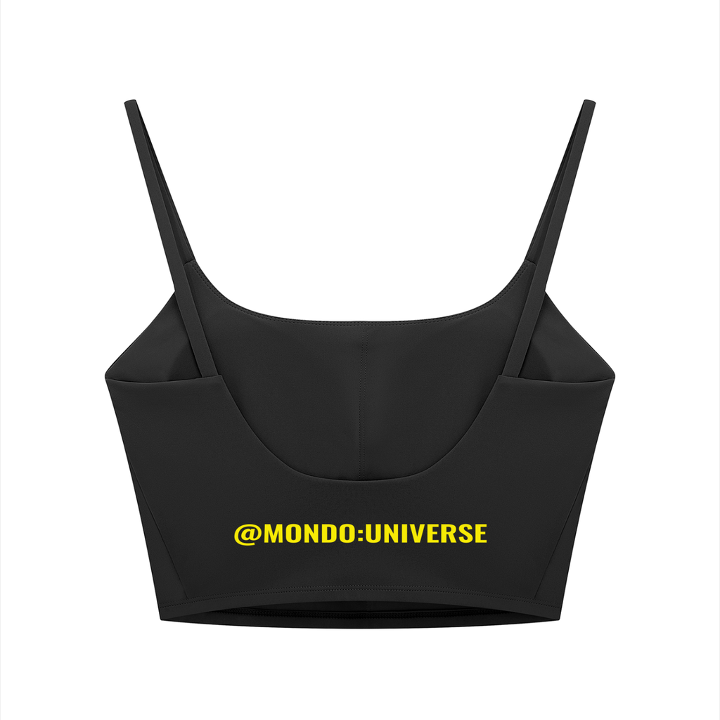 MONDO LOGO Women's Solid Color Sports Bra