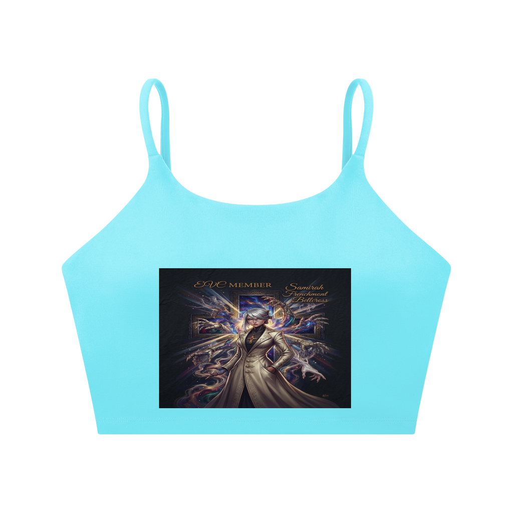 Spaghetti Strap Yoga Sports Bra