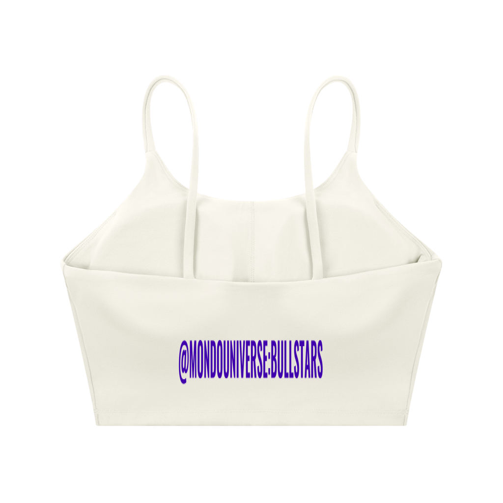 LADY DEATHS NEEDLE Spaghetti Strap Yoga Sports Bra