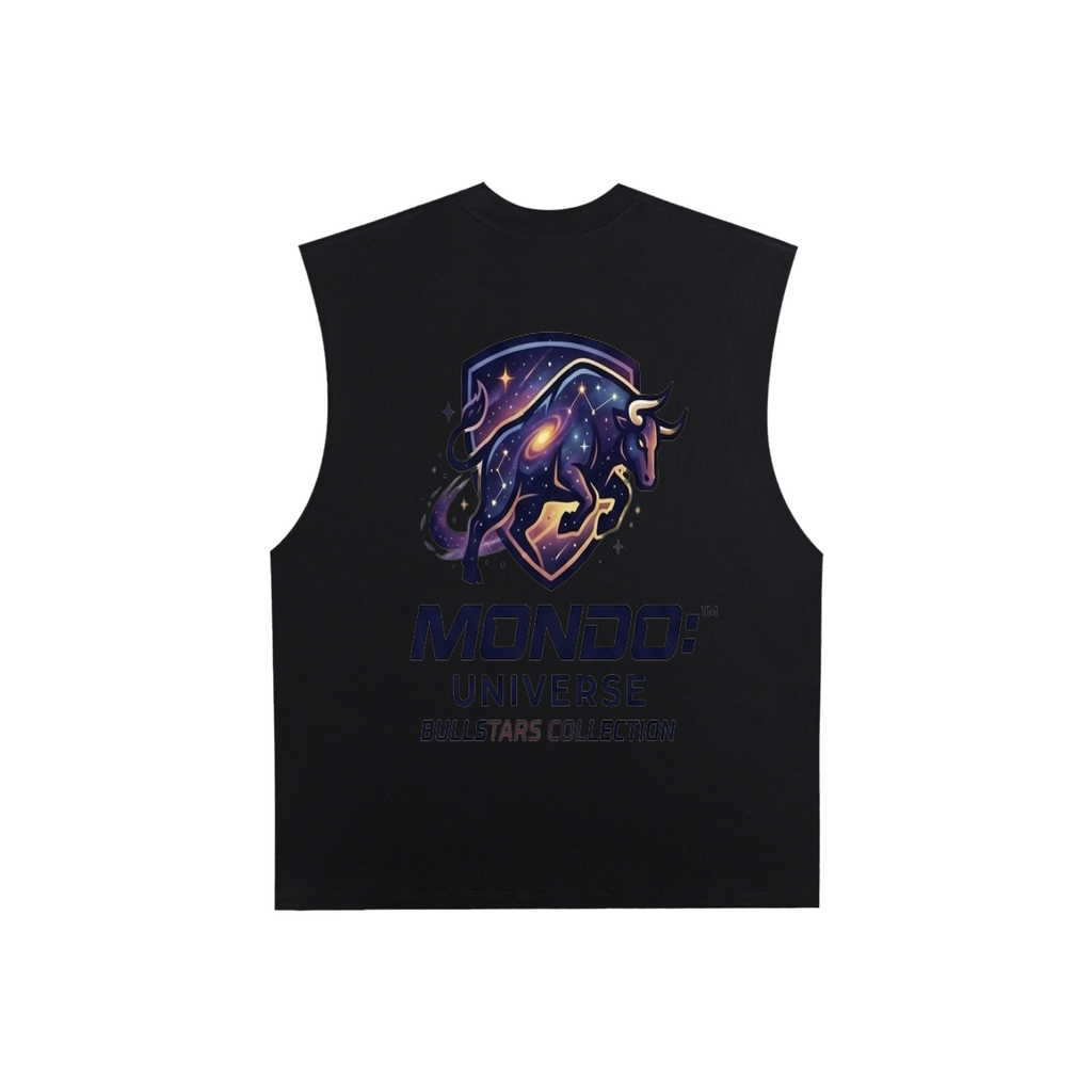 ELEMENTAL OF FIRE Raw Edge Cotton Tank Top