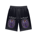 LADY DEATHS NEEDLE Reverse Dyed Sweatshorts