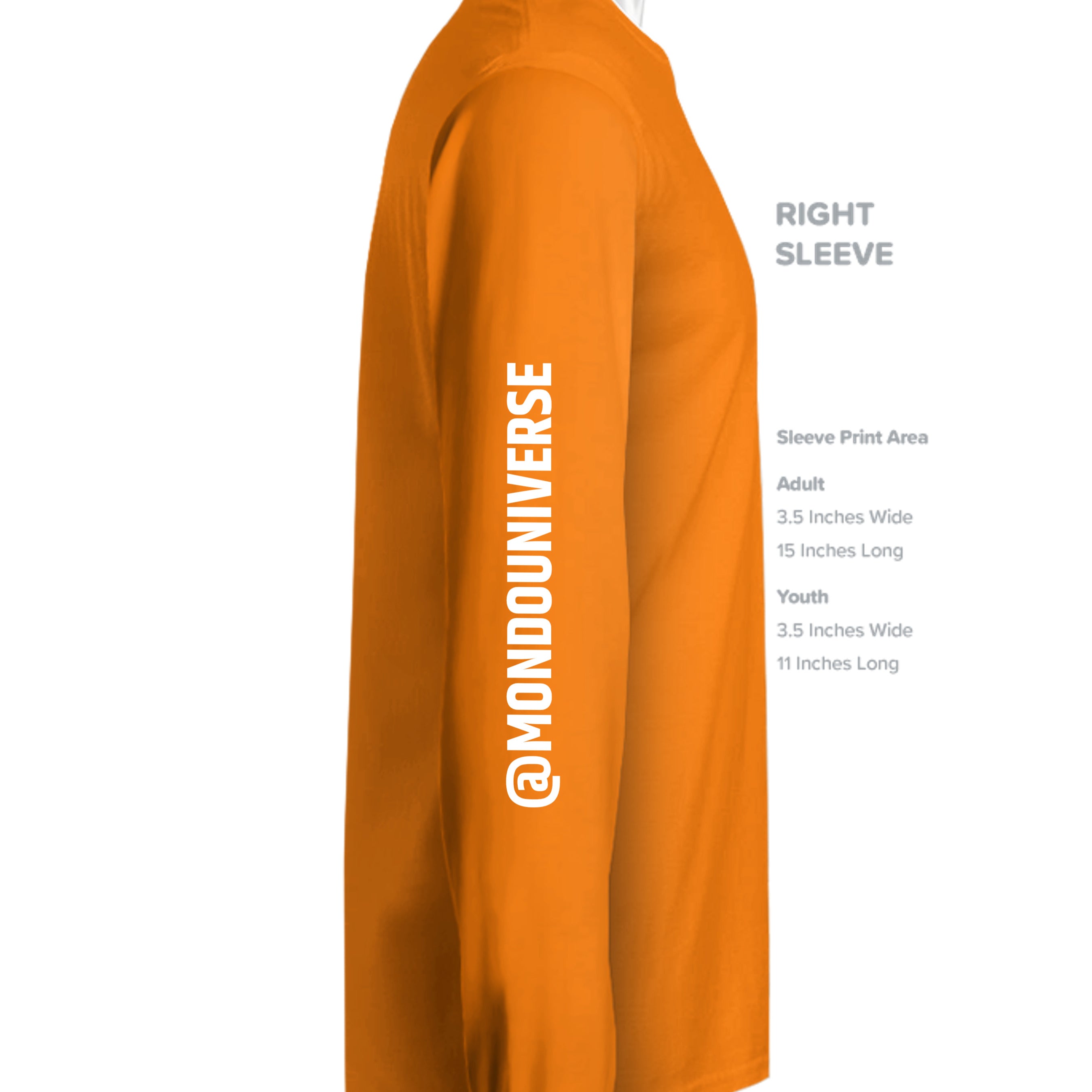 SAFETY ORANGE - N3165 - SLEEVE_RIGHT